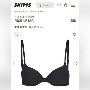 SKIMS 36A Bra NWOT